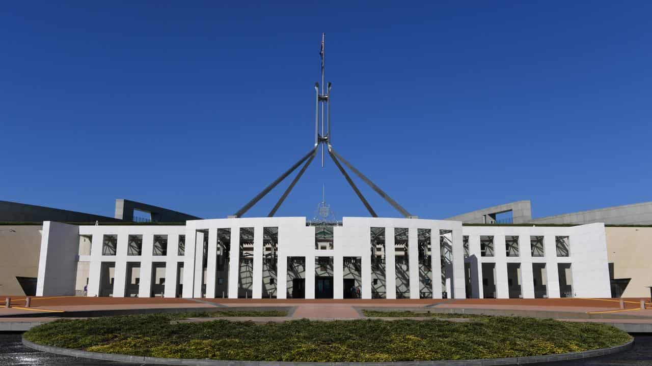 Parliament House in Canberra