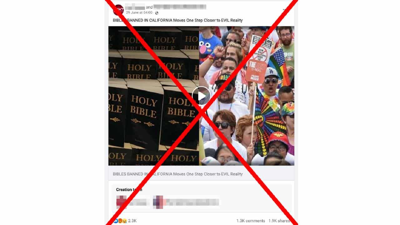 Bible Ban Post