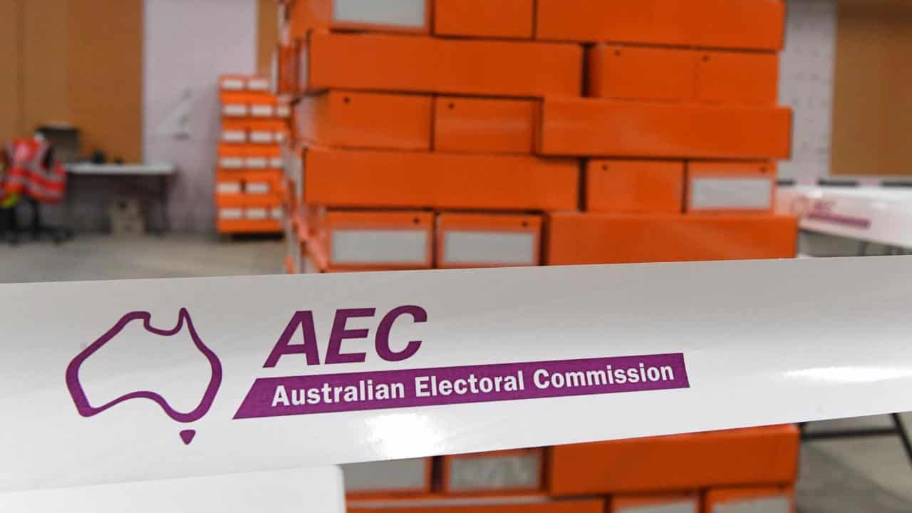 Boxes of ballot papers (papers)