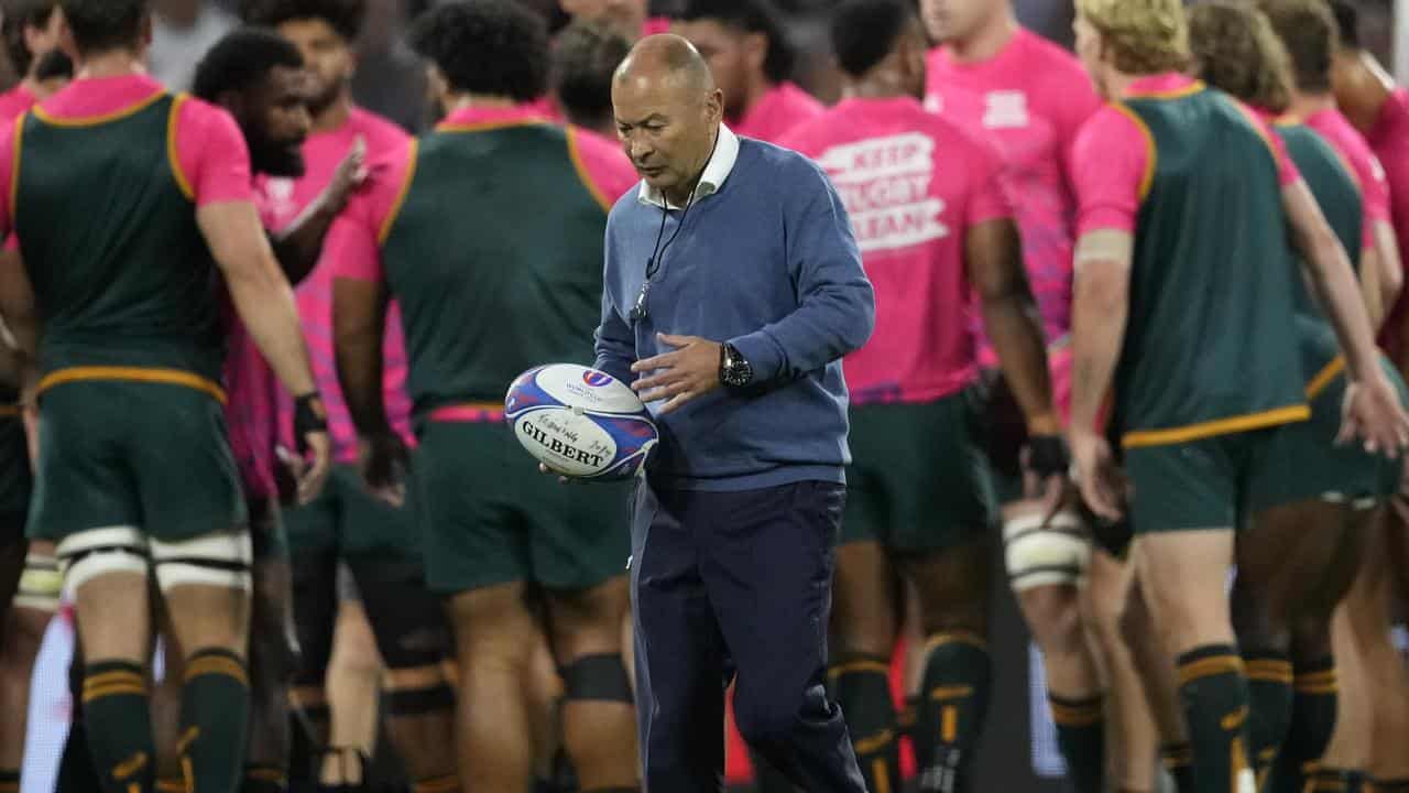 Australia's head coach Eddie Jones