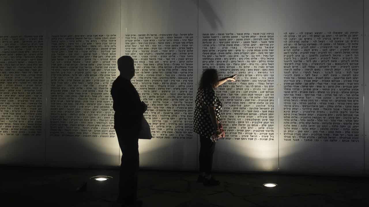 A ceremony commemorating the 50th anniversary of the Yom Kippur war