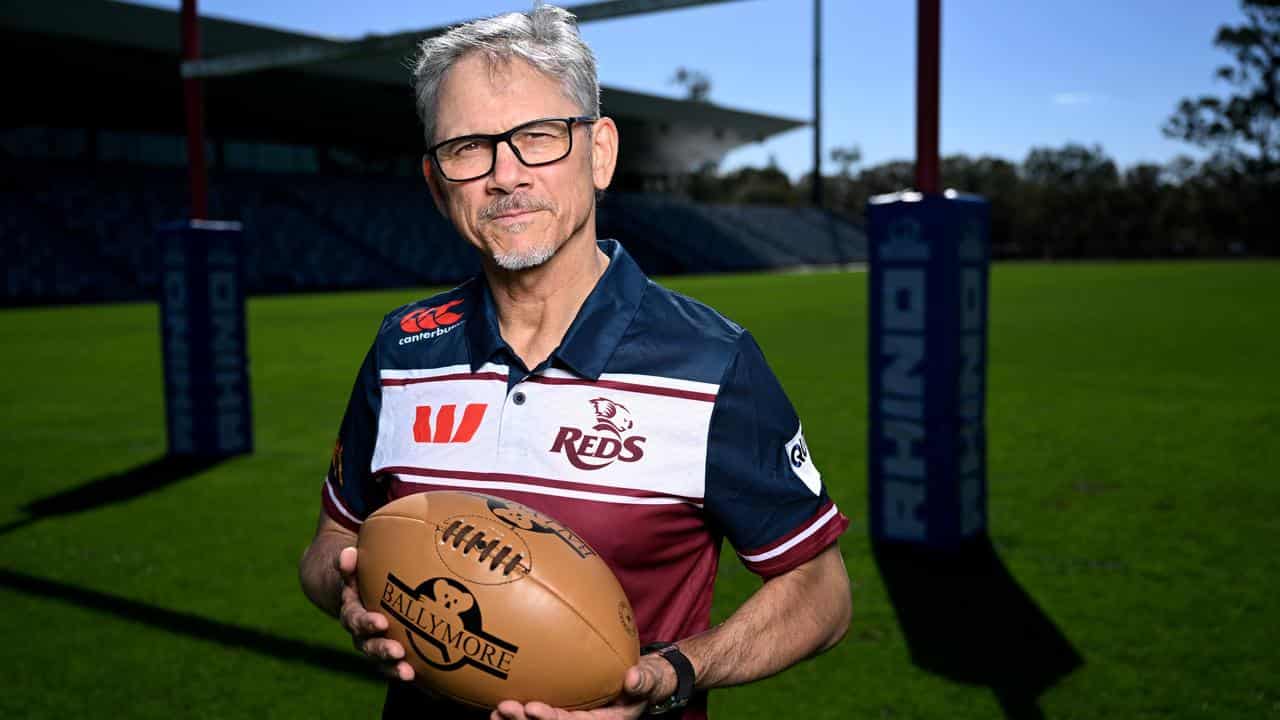 Queensland Reds head coach Les Kiss.