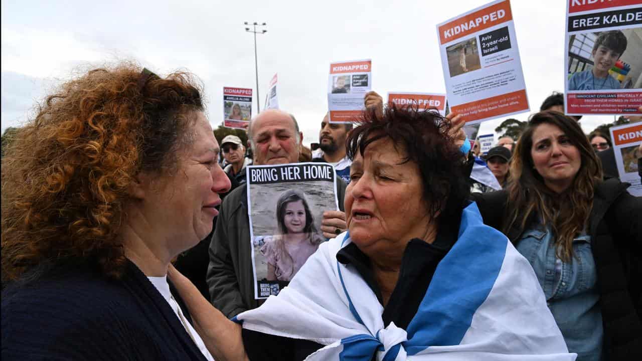 Israel vigil Melbourne