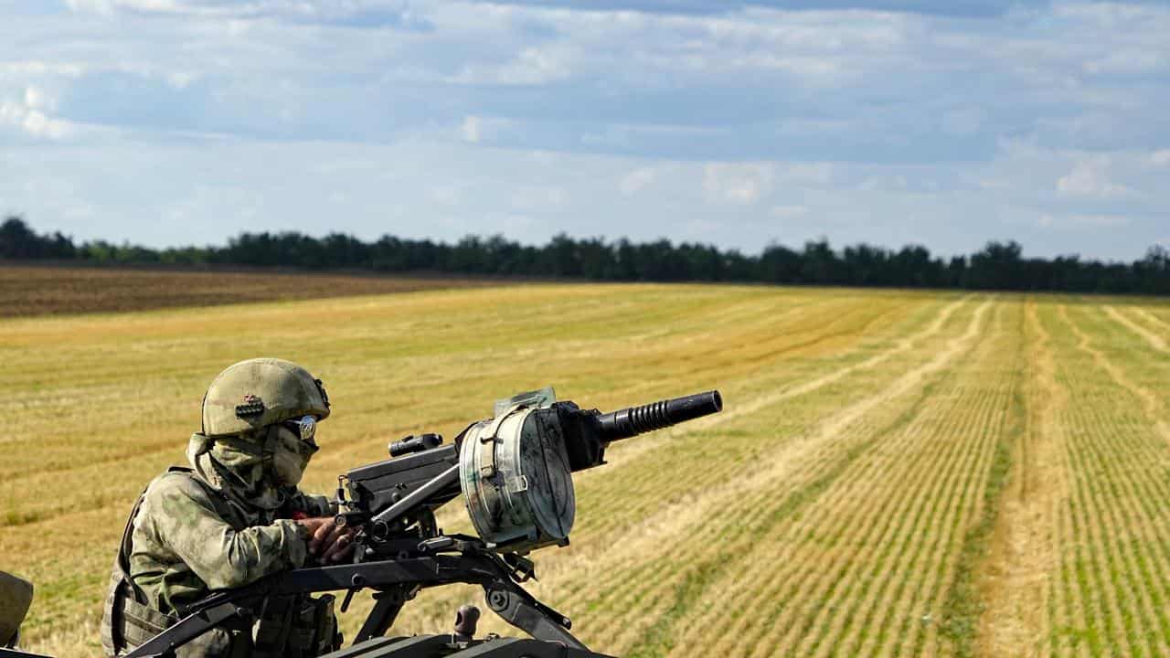 Russian soldier in Melitopol