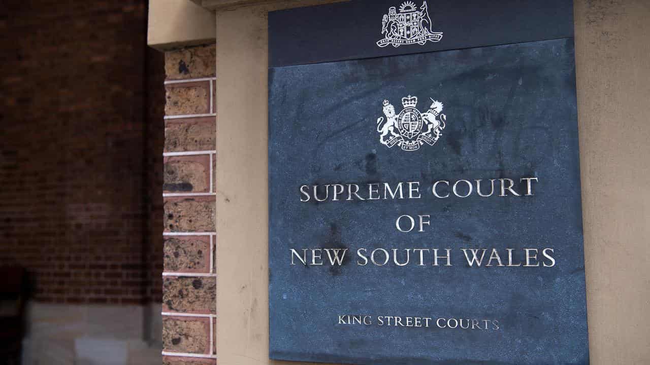 NSW Supreme Court sign.