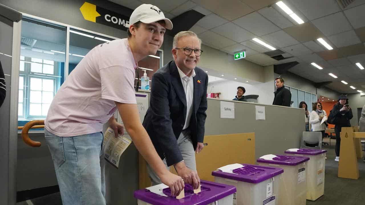 Albanese casts ballot in voice referendum