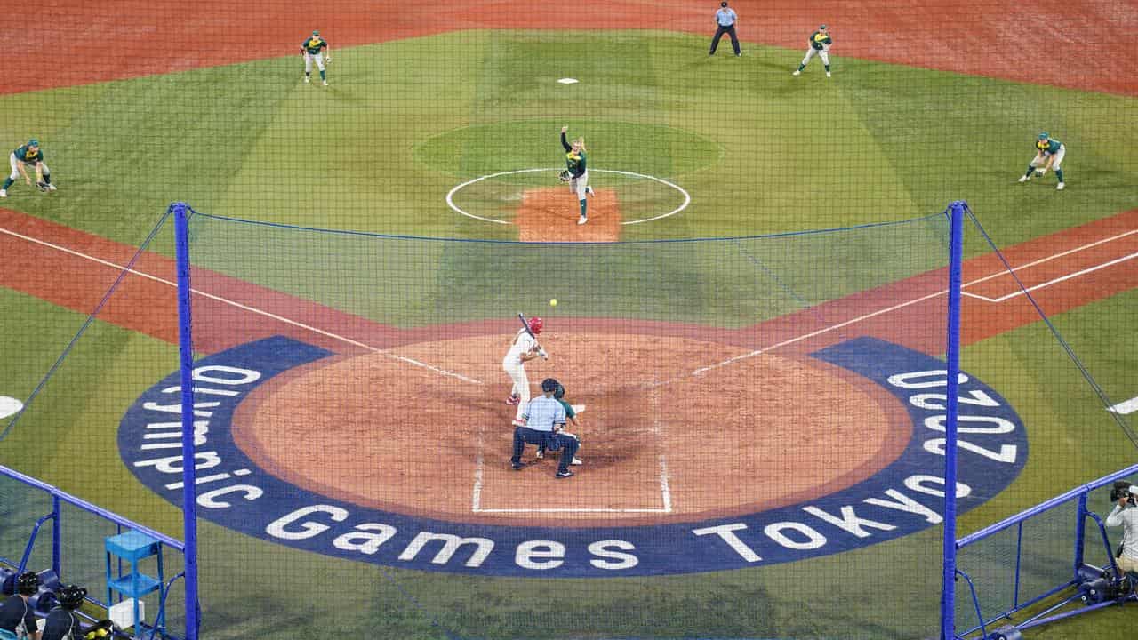 Women’s softball match.