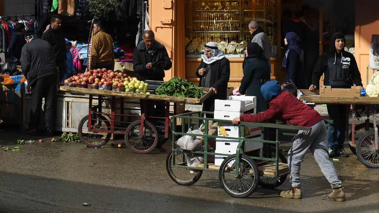 A vegetable market in Palestine city of Hebron (file image)