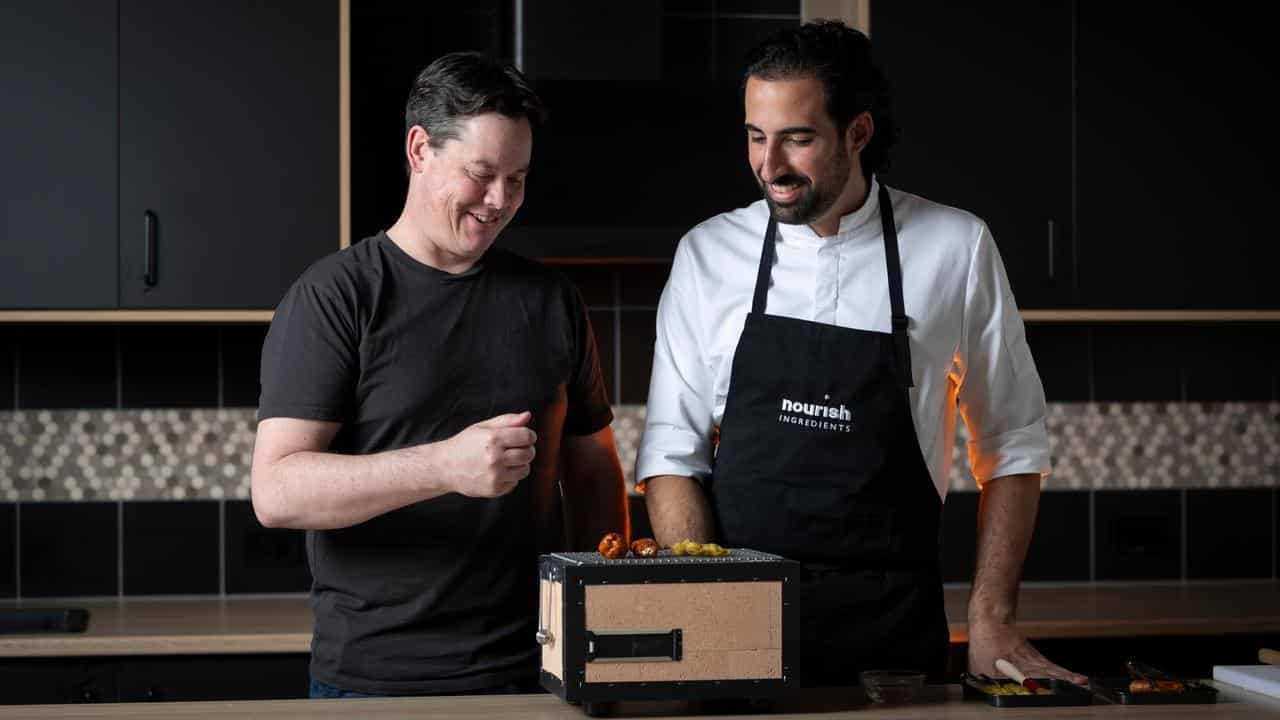 Nourish Ingredients CEO James Petrie (L) and Ernesto Vecilla (R)