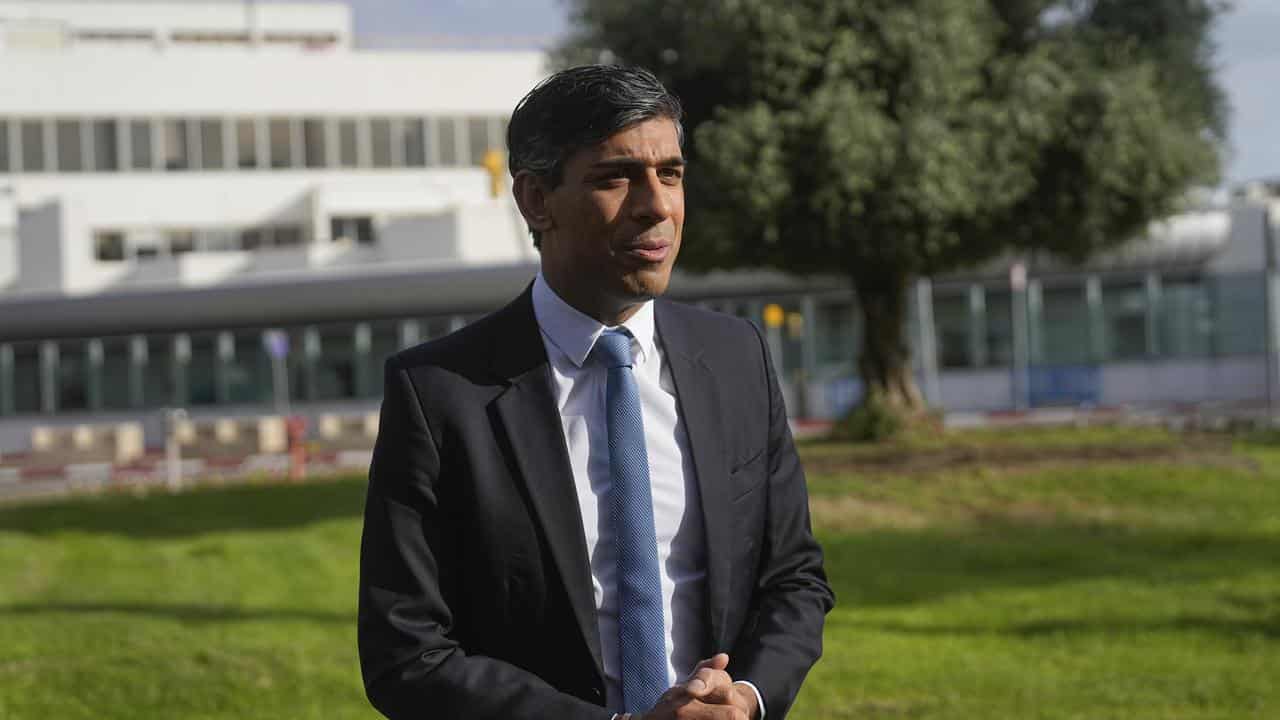 British Prime Minister Rishi Sunak