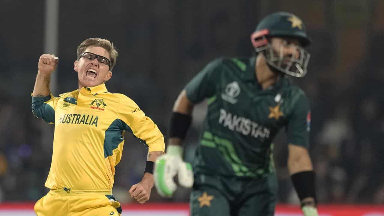 Zampa gets rid of Rizwan