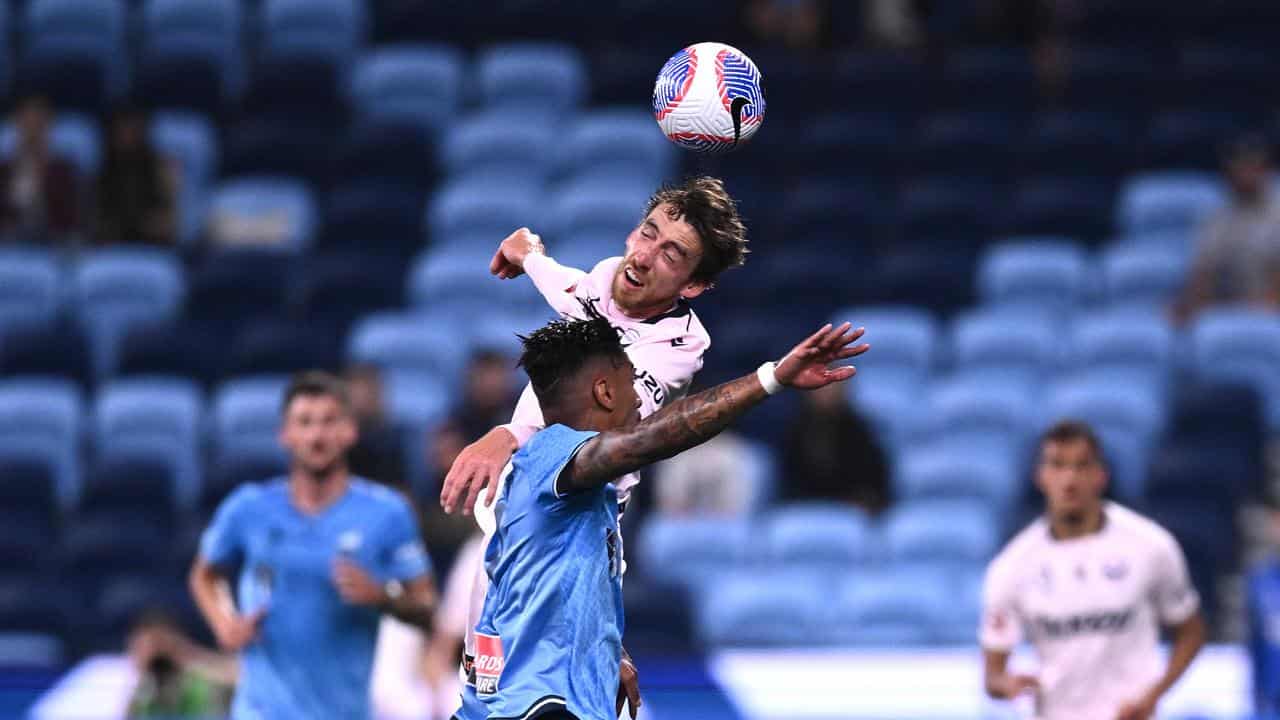 Action from Melbourne Victory's 2-0 ALM win at Sydney FC. 