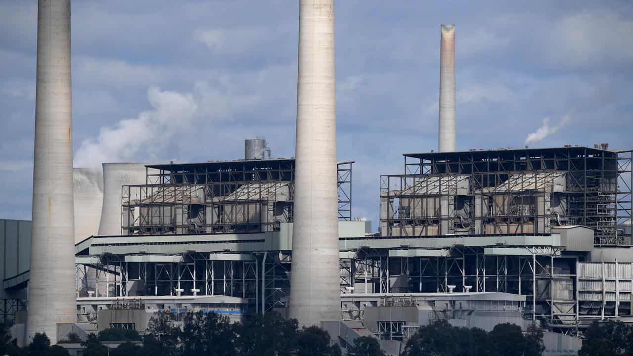 Liddell power station in Muswellbrook, in the NSW Hunter Valley.