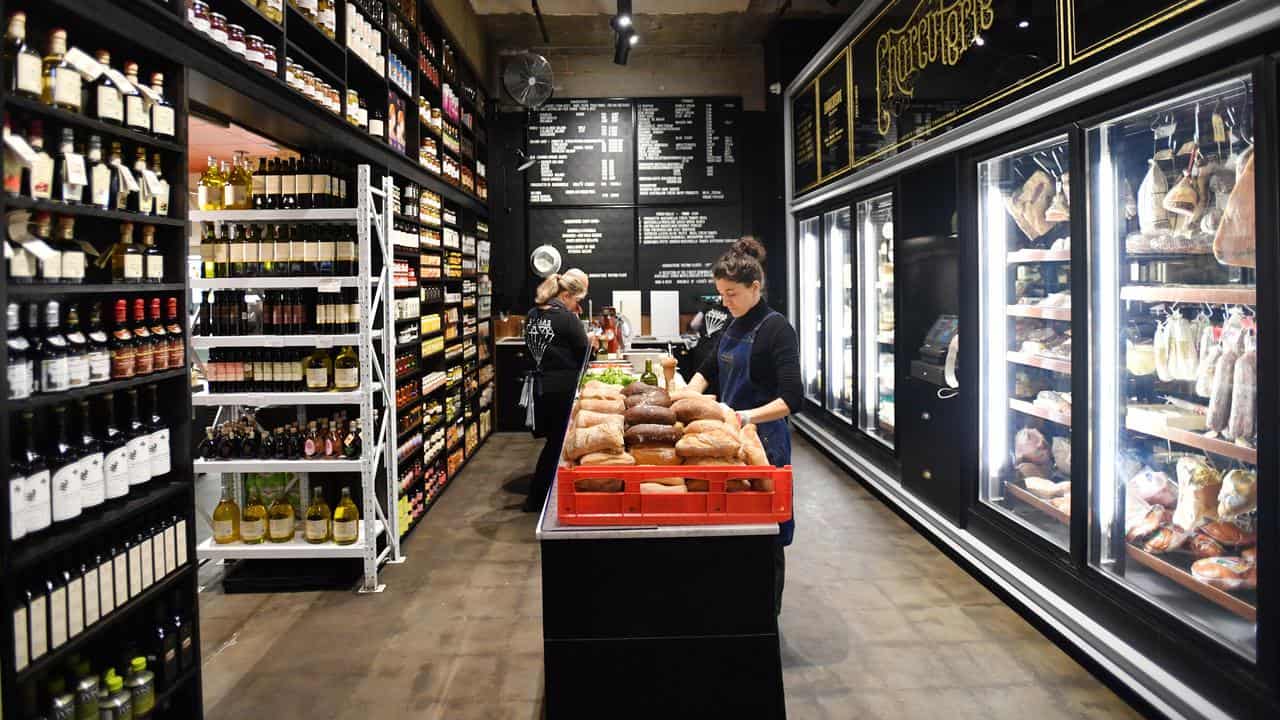 A fine meats store at the Adelaide Central Market in Adelaide