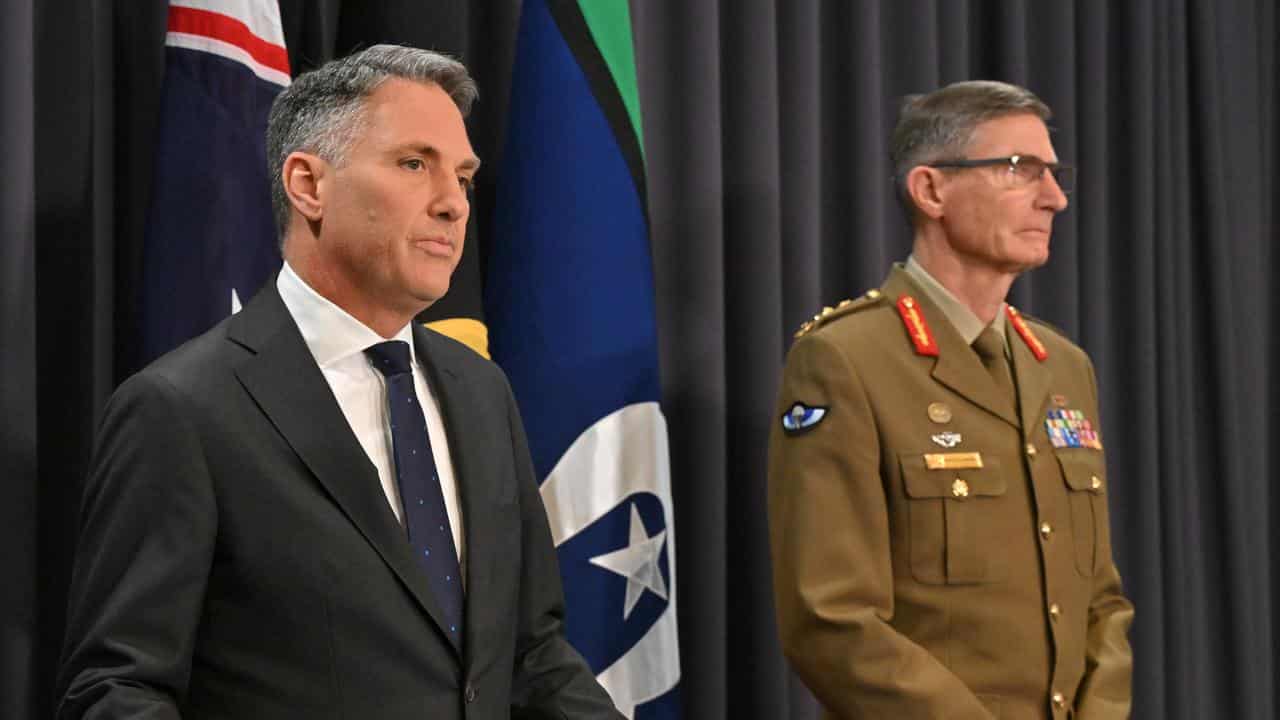 Defence Minister Richard Marles, ADF Chief General Angus Campbell