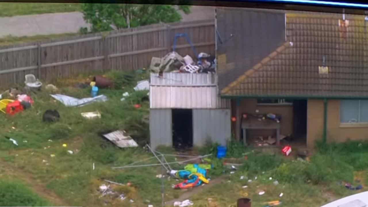 Tragic shed fire at Corio