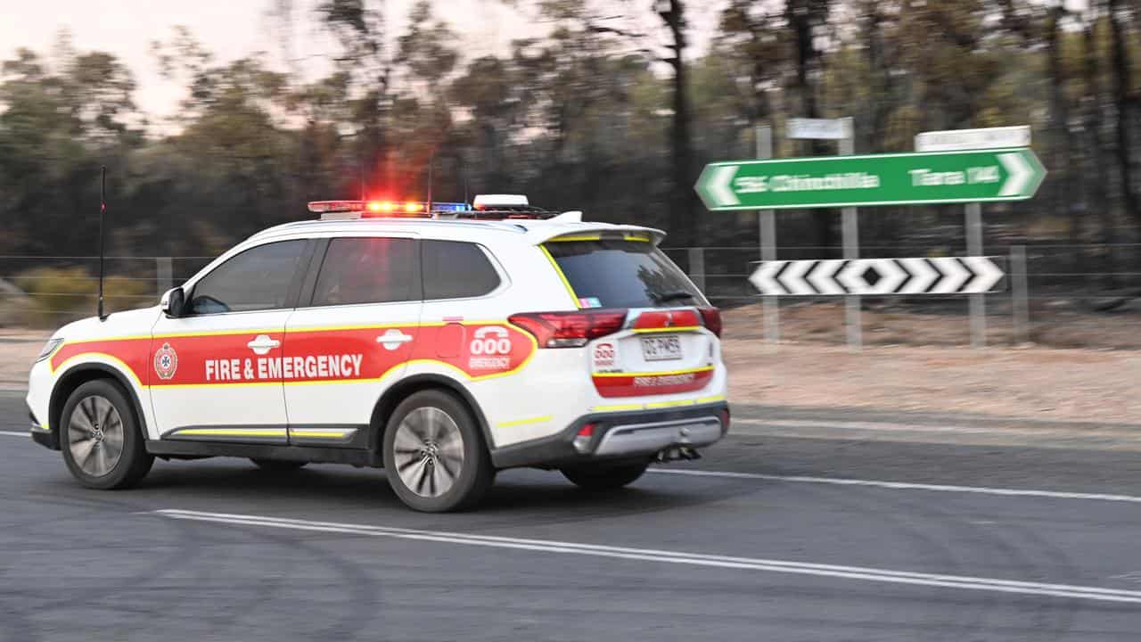 Queensland Fire and Emergency Services vehicle.