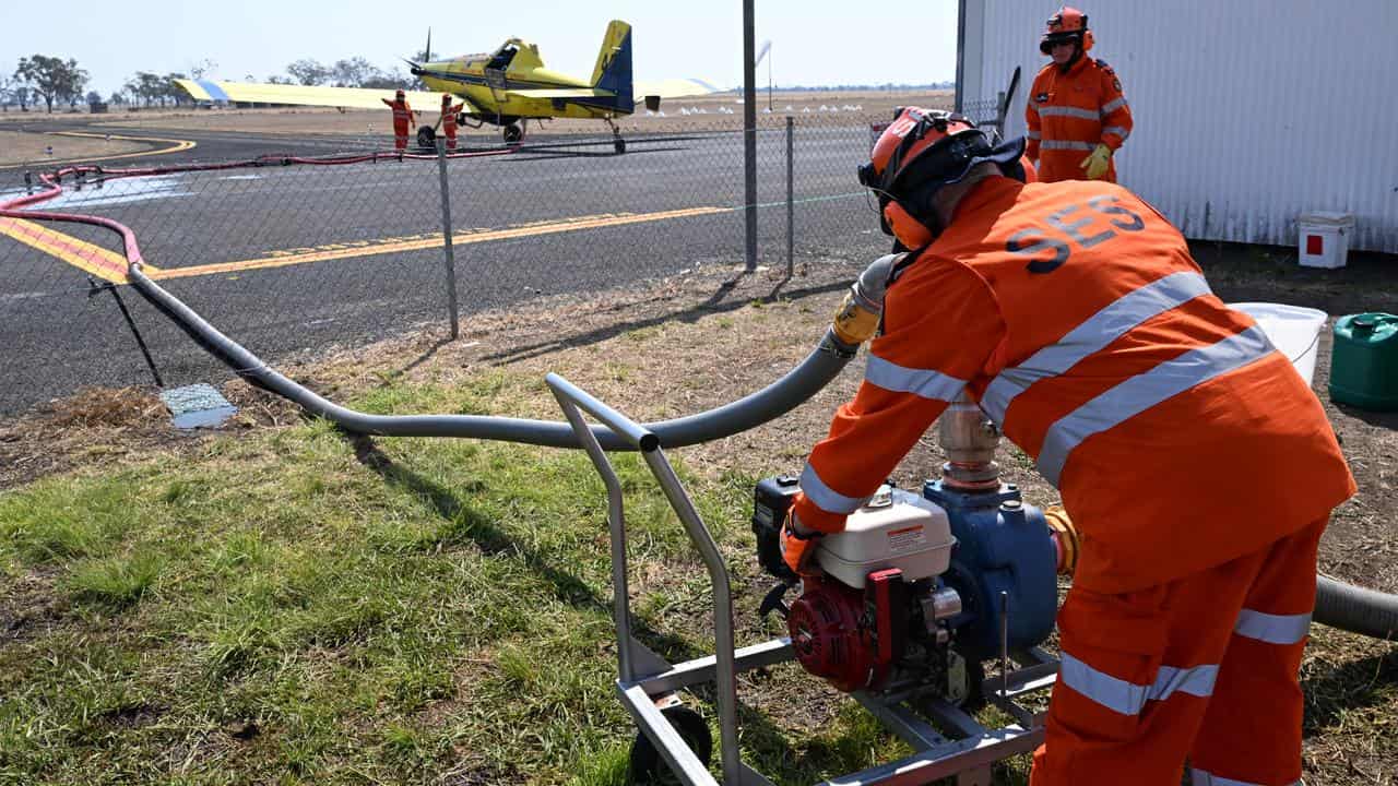 Queensland State Emergency Service (SES) volunteers