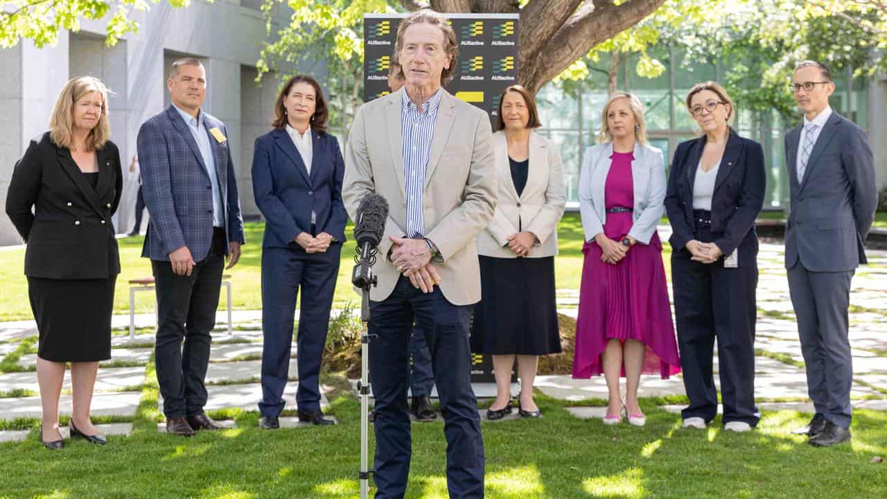 AUSactive CEO Barrie McElvish at Parliament House