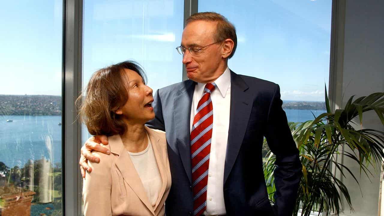 NSW Premier Bob Carr and his wife Helena