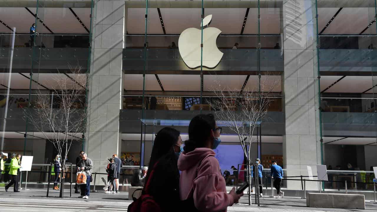 The Apple store in Sydney (file image)