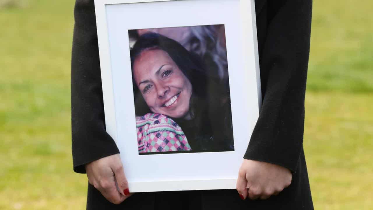 A framed photo of Tanya Day (file image)