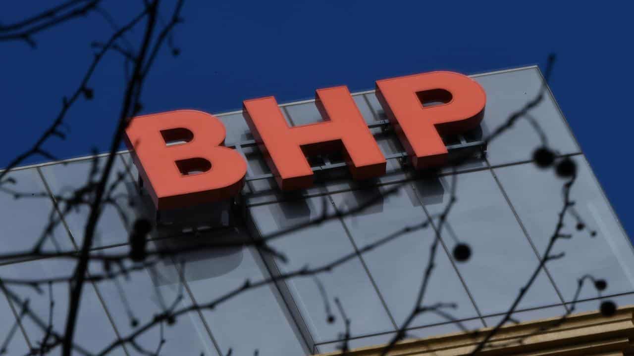 Signage for BHP in Melbourne (file image)