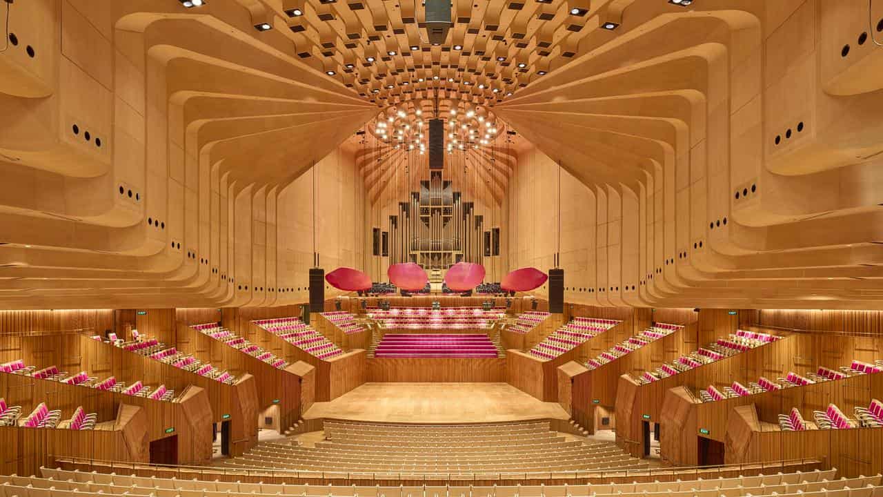 The redeveloped concert hall at the Sydney Opera House (file image)