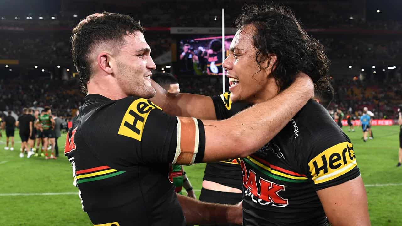 Nathan Cleary and Jarome Luai.