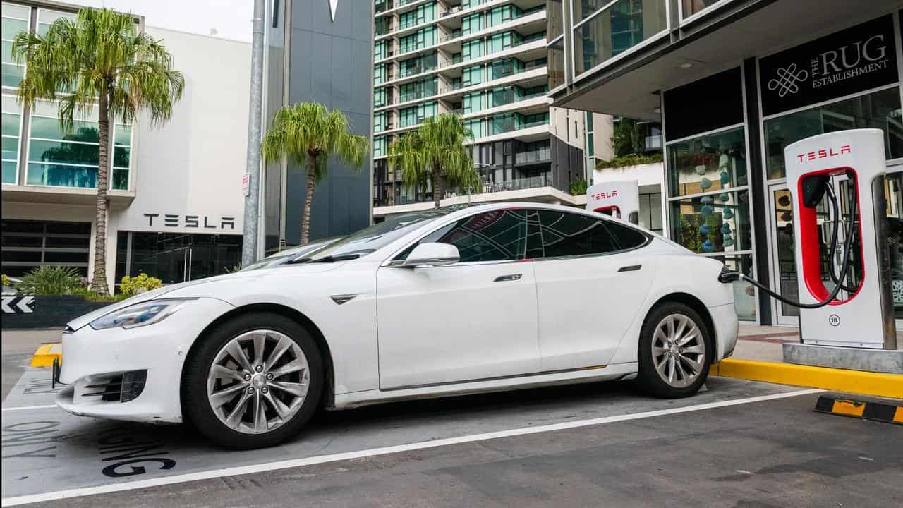 Tesla electric vehicle