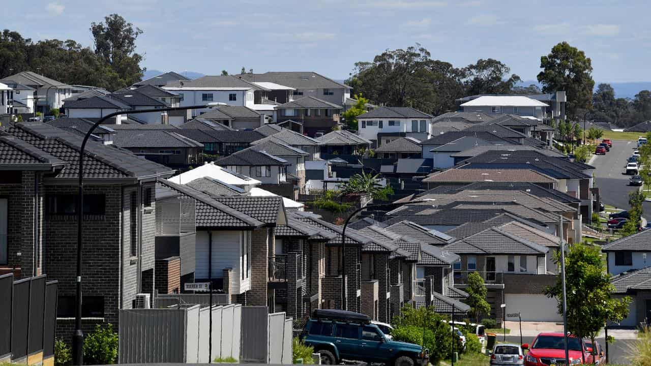 Housing is seen at Schofields