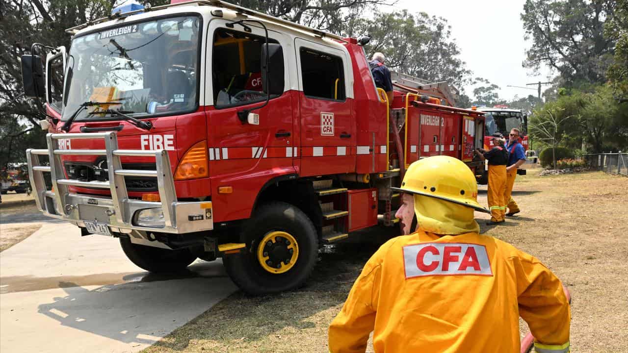 Volunteer rural firefighters from Victoria