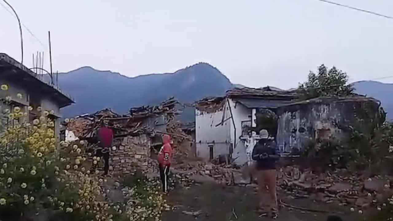 Earthquake damage in Nepal 