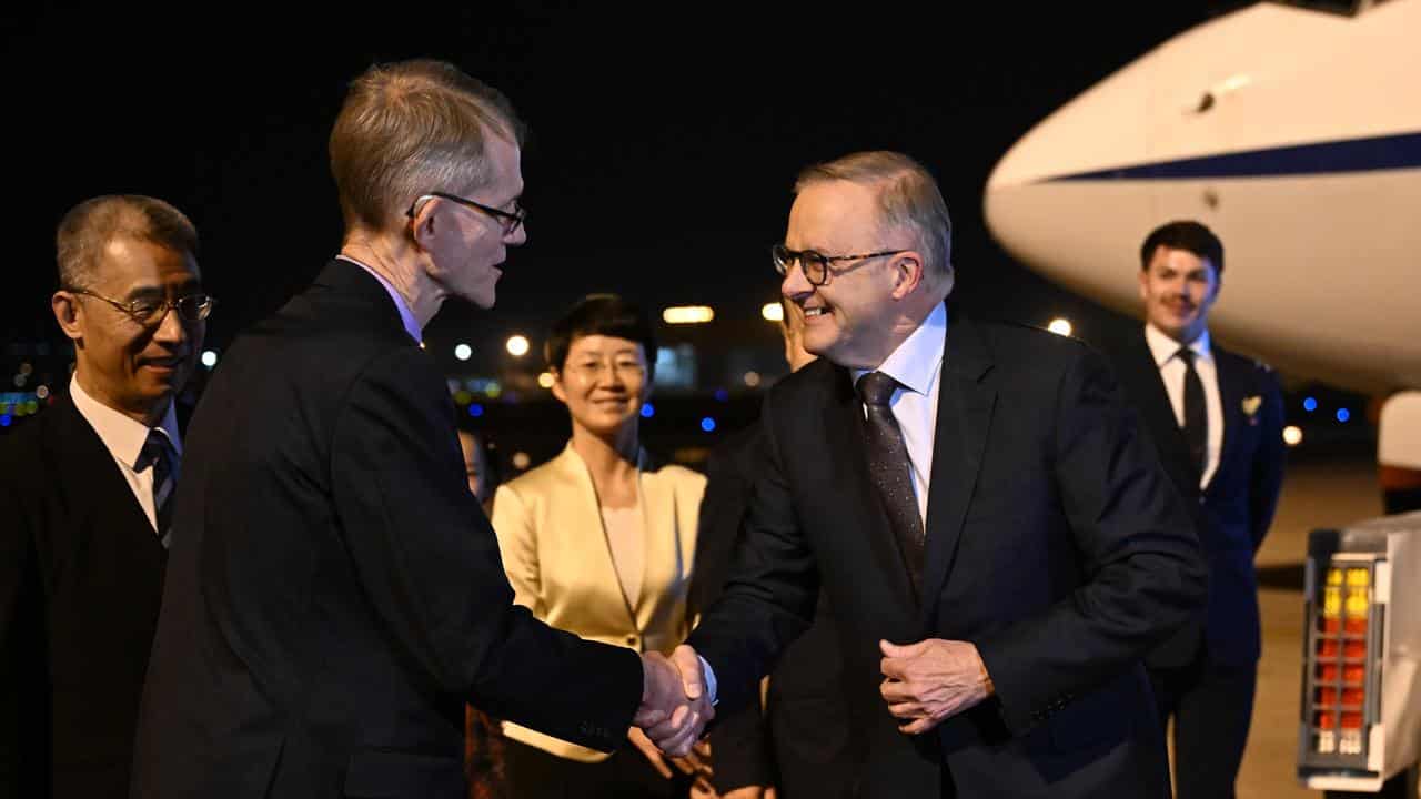 Graham Fletcher and Anthony Albanese