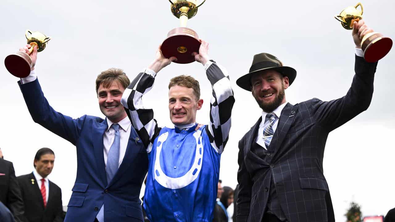 David Eustace, Mark Zahra and Ciaron Maher.