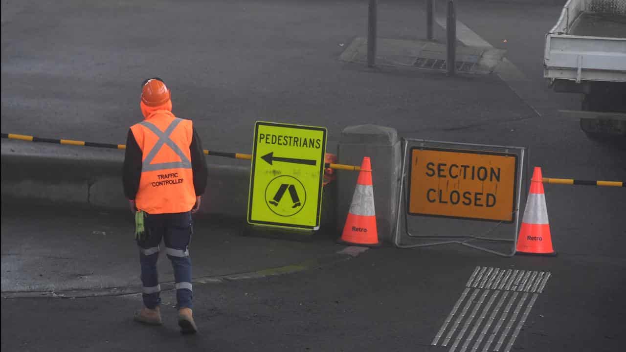 Sydney building site worker