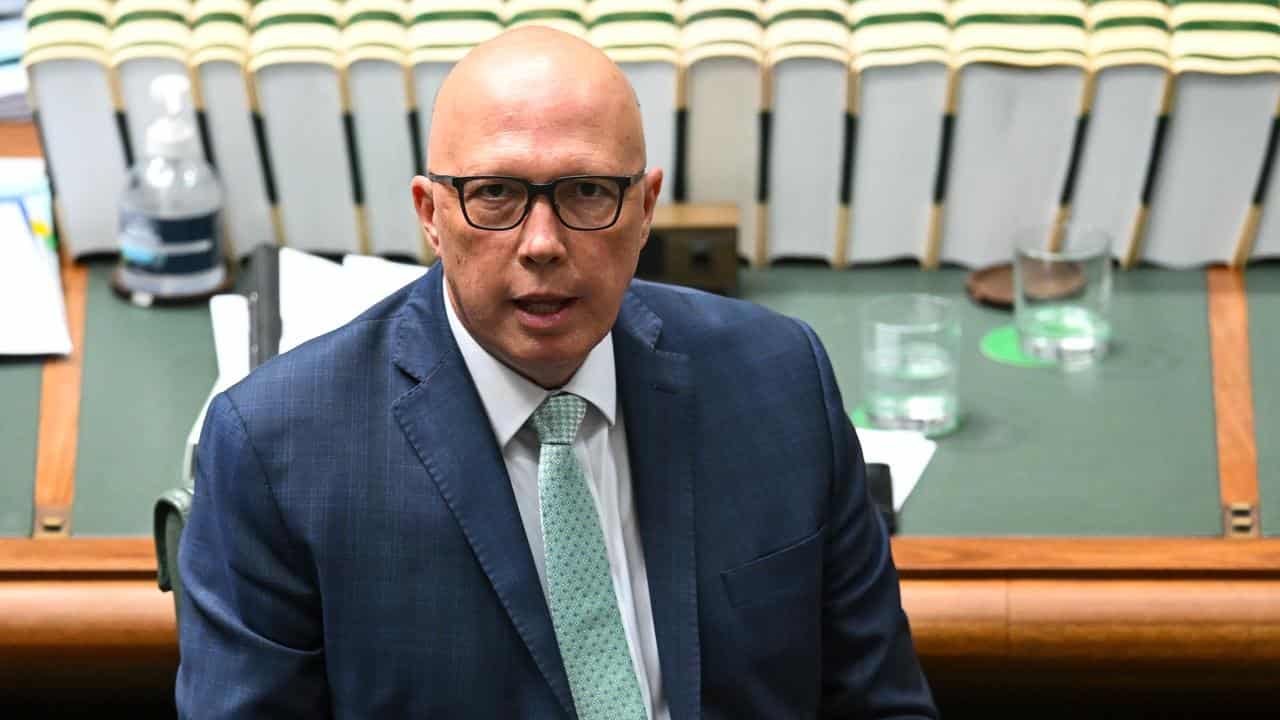 Opposition Leader Peter Dutton