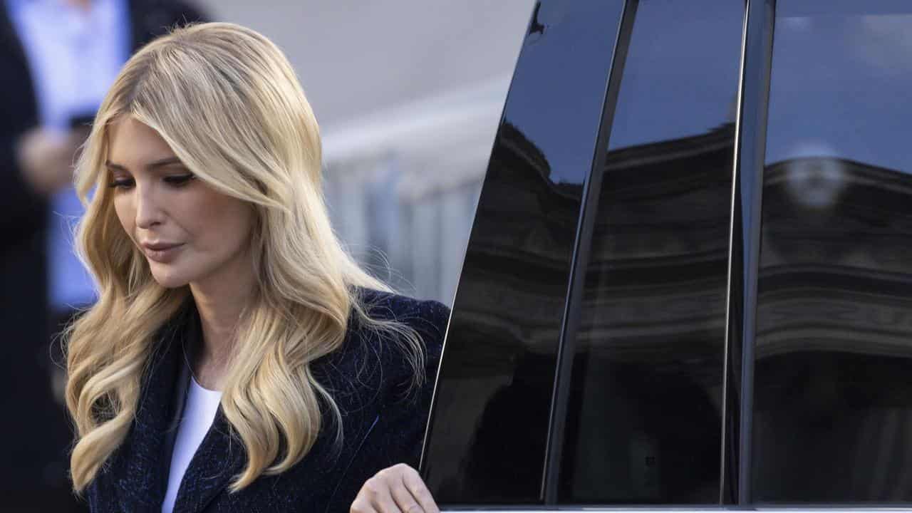 Ivanka Trump arrives to give testimony in the civil fraud trial