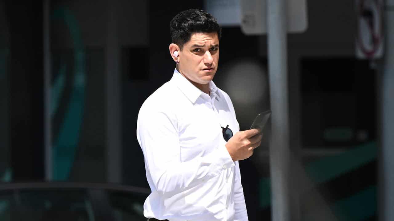 Ricardo Lages De Jesus arrives at the Brisbane District Court