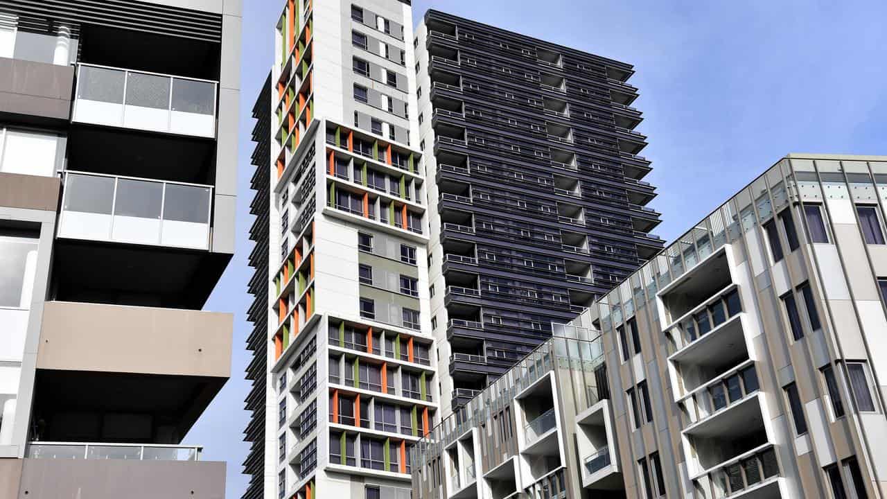 Apartment blocks in Sydney