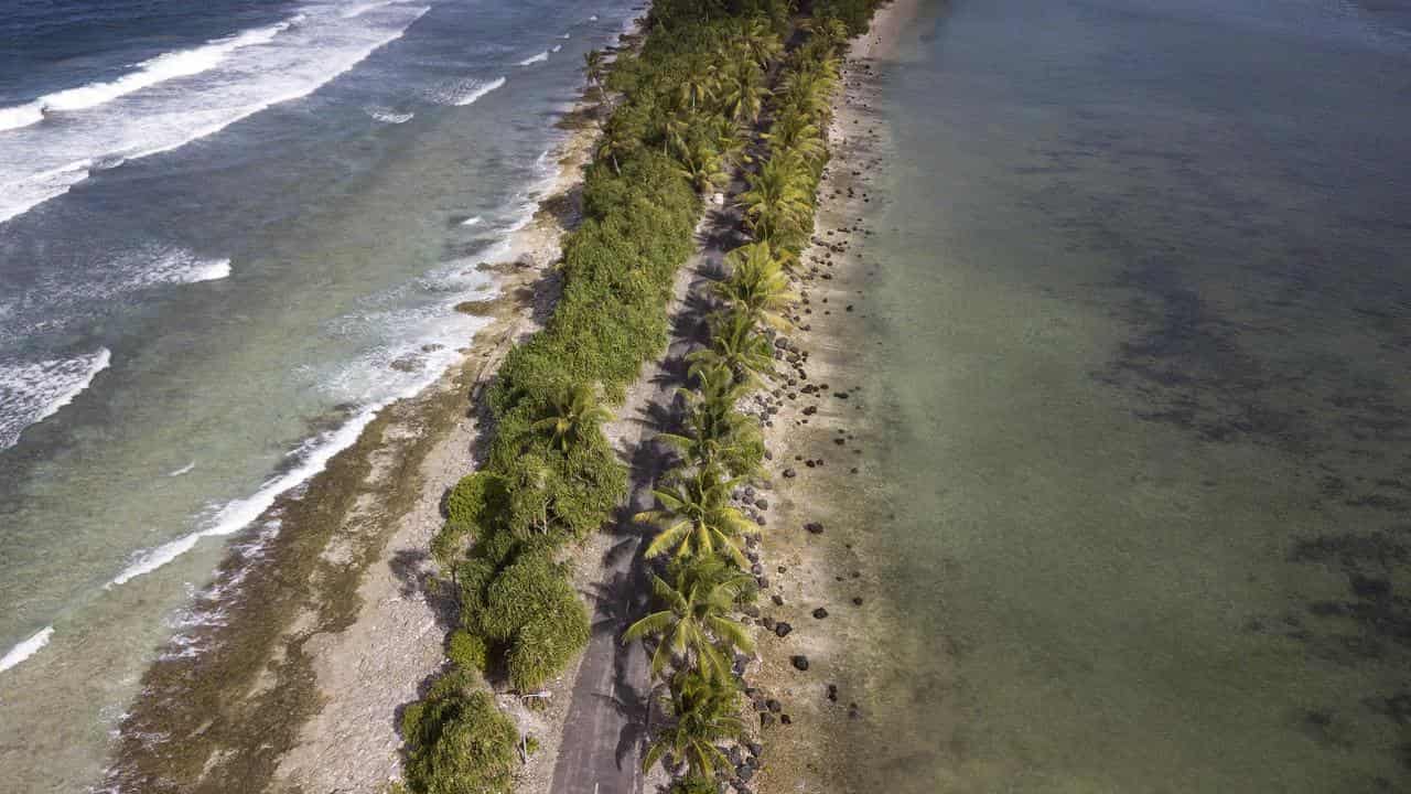 A file photo showing part of Tuvalu 