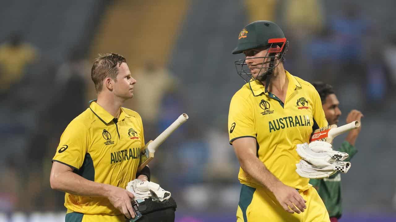 Steve Smith and Mitch Marsh