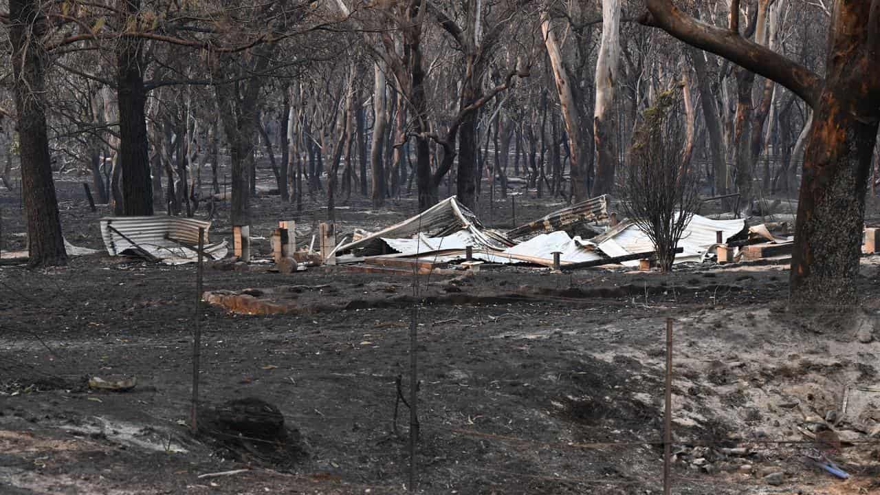 Bushfire damage