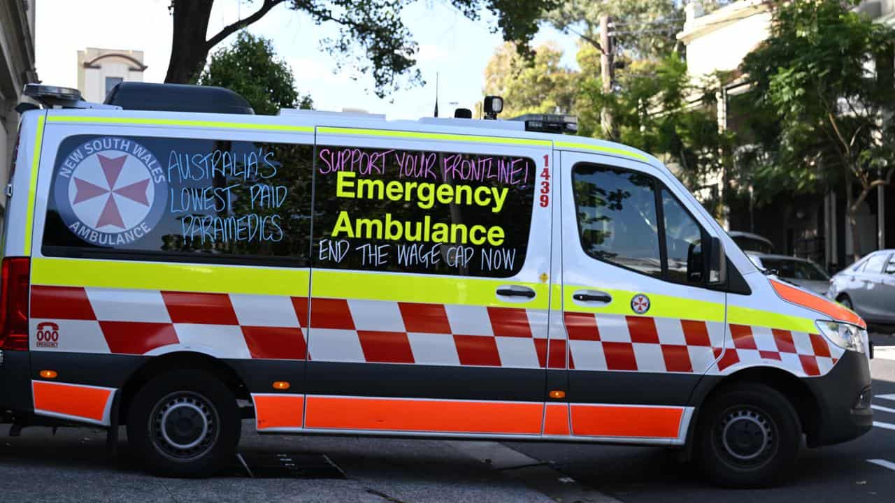 A New South Wales ambulance 