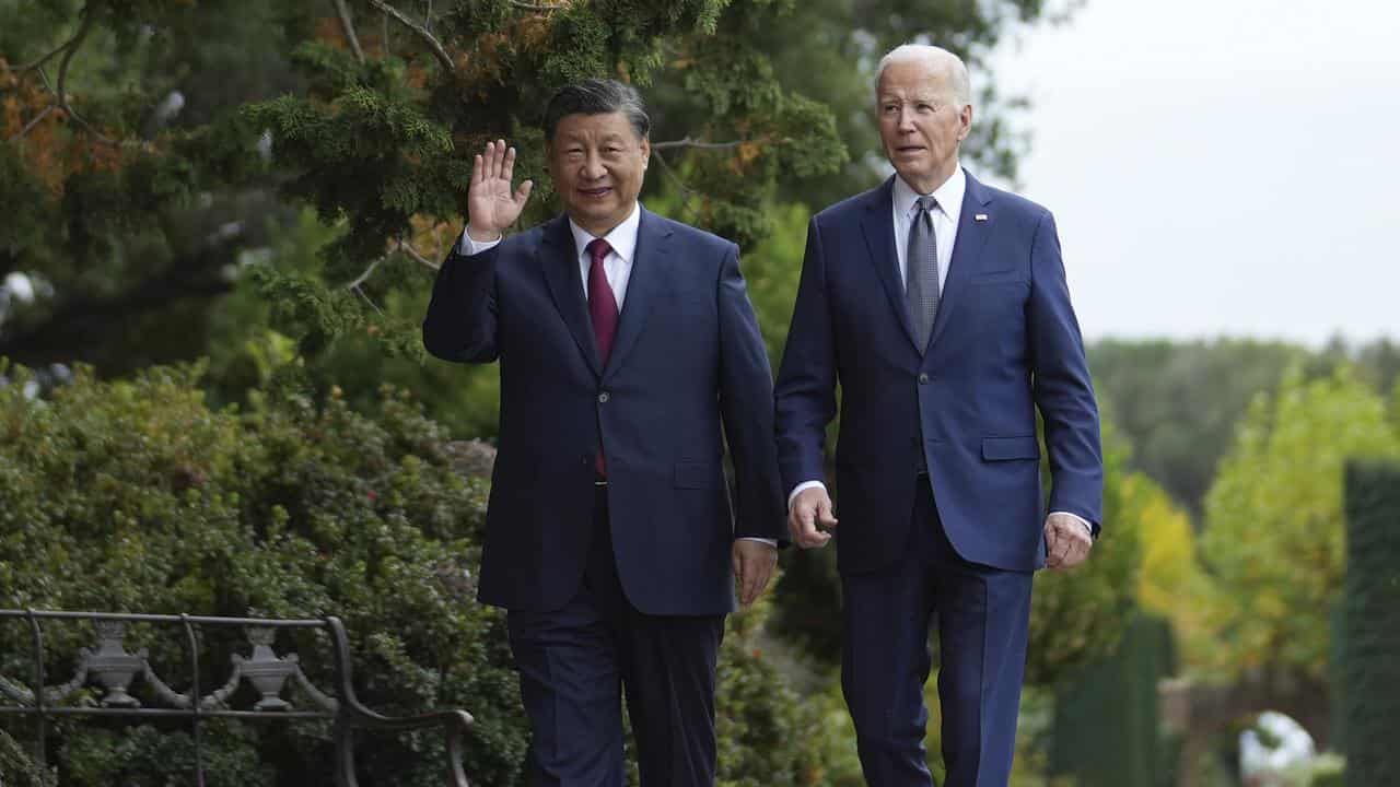 US President Joe Biden and China's President President Xi Jinping