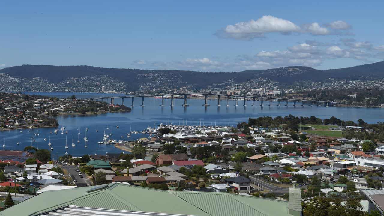 Tasman Bridge in Hobart.