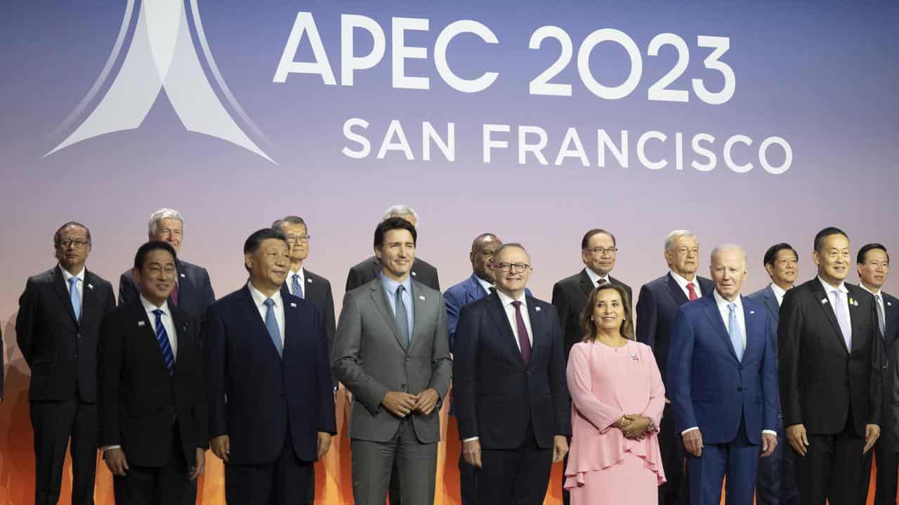 World leaders at the APEC summit