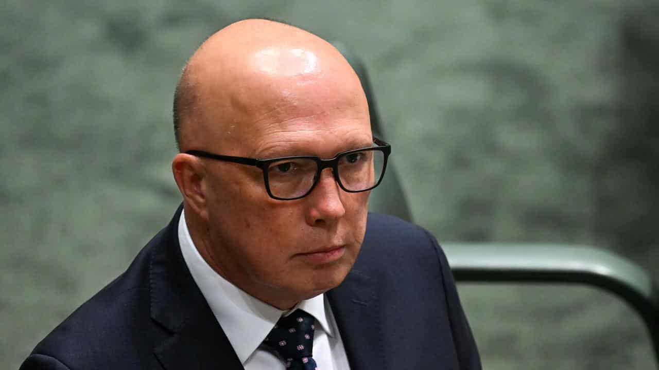 Australian Opposition Leader Peter Dutton.