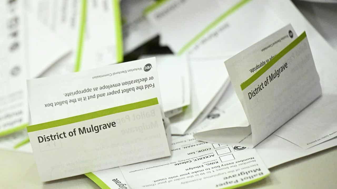 Ballot papers for the District of Mulgrave