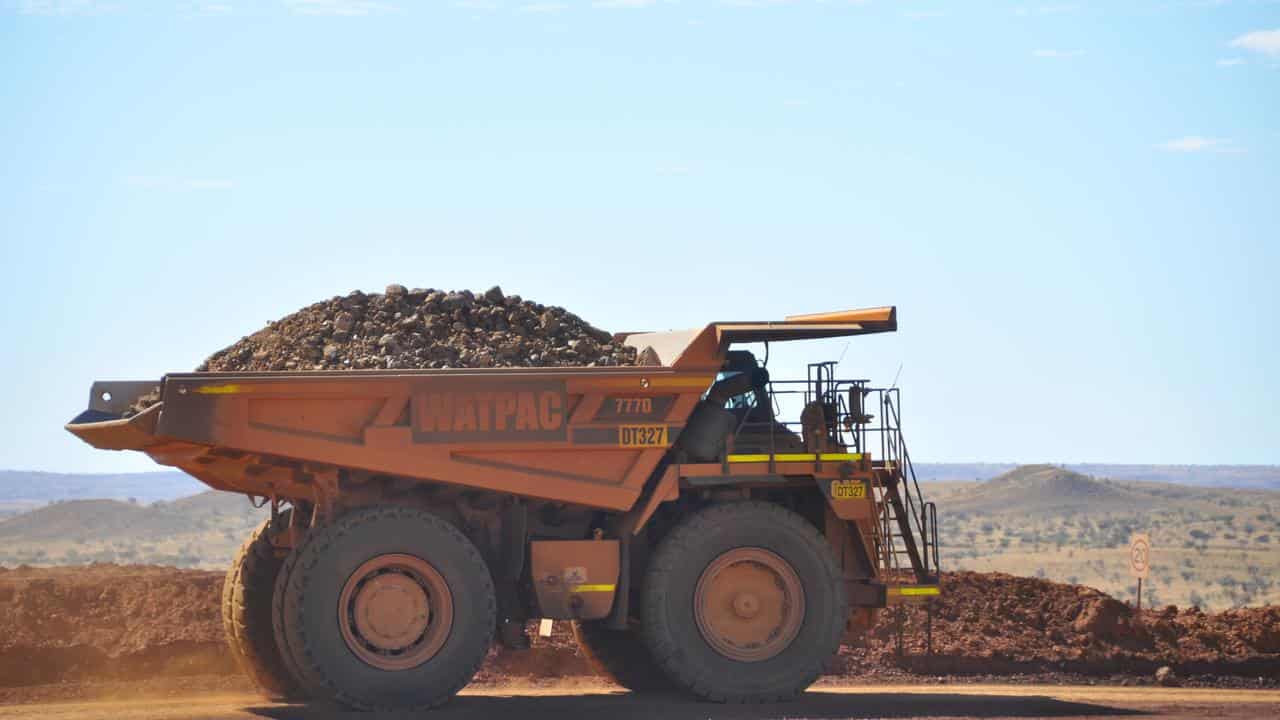 Iron ore truck